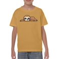 thumbnail image 1 of Cute Baby Sloth Sleeping T-Shirt Juniors -Image by Shutterstock,  Small, 1 of 4