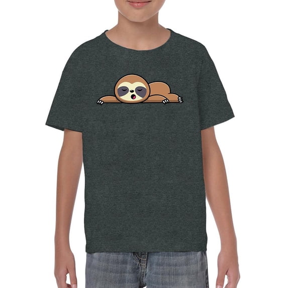 Cute Baby Sloth Sleeping T-Shirt Juniors -Image by Shutterstock, x-Large