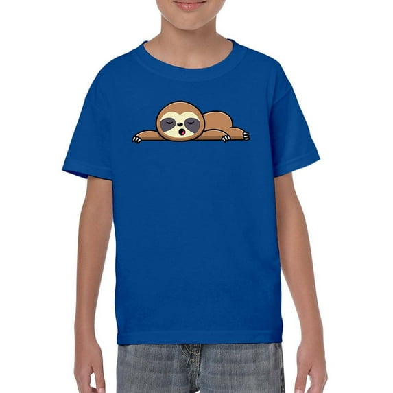 Cute Baby Sloth Sleeping T-Shirt Juniors -Image by Shutterstock, x-Small
