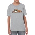 thumbnail image 1 of Cute Baby Sloth Sleeping T-Shirt Juniors -Image by Shutterstock,  x-Small, 1 of 4