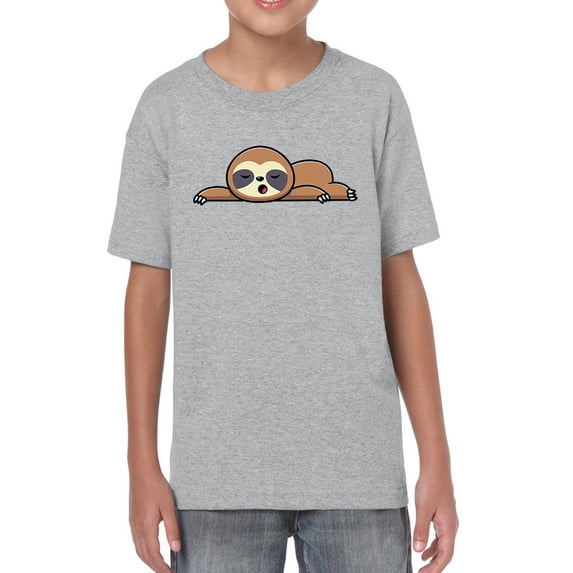 Cute Baby Sloth Sleeping T-Shirt Juniors -Image by Shutterstock, x-Small
