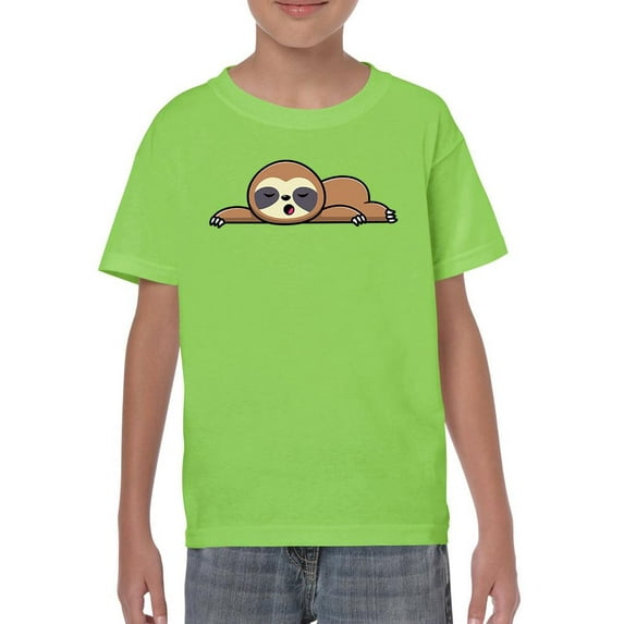 Cute Baby Sloth Sleeping T-Shirt Juniors -Image by Shutterstock, x-Small