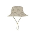 thumbnail image 1 of Cute Baby Sun Hat Summer UPF 50+ Sun Protective Wide Brim Beach Bucket Hats for Toddler Boys and Girls Khaki 6-12 Months, 1 of 11