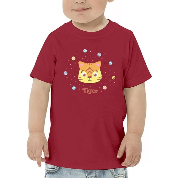 Cute Baby Tiger Face T-Shirt Toddler -Image by Shutterstock, 3 Toddler