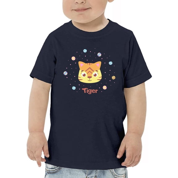 Cute Baby Tiger Face T-Shirt Toddler -Image by Shutterstock,  5 Toddler