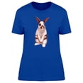thumbnail image 1 of Cute Baby Watercolor Rabbit T-Shirt Women -Image by Shutterstock, Female XX-Large, 1 of 2