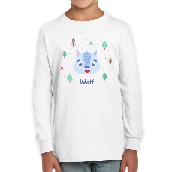 Cute Baby Wolf Face Long Sleeve Toddler -Image by Shutterstock, 5 Toddler