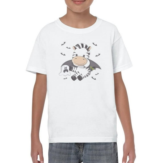 Cute Baby Zebra Halloween T-Shirt Juniors -Image by Shutterstock, x-Large