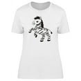 thumbnail image 1 of Cute Baby Zebra  T-Shirt Women -Image by Shutterstock, Female XX-Large, 1 of 2