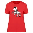 thumbnail image 1 of Cute Baby Zebra  T-Shirt Women -Image by Shutterstock, Female x-Large, 1 of 2