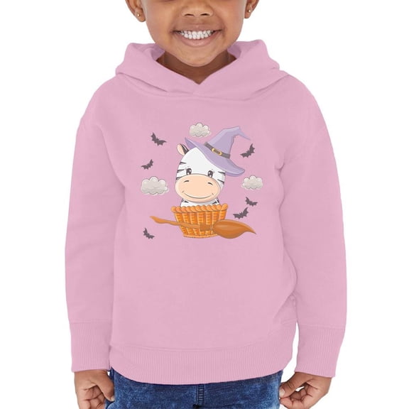 Cute Baby Zebra W Broom Hoodie Toddler -Image by Shutterstock,  5 Toddler