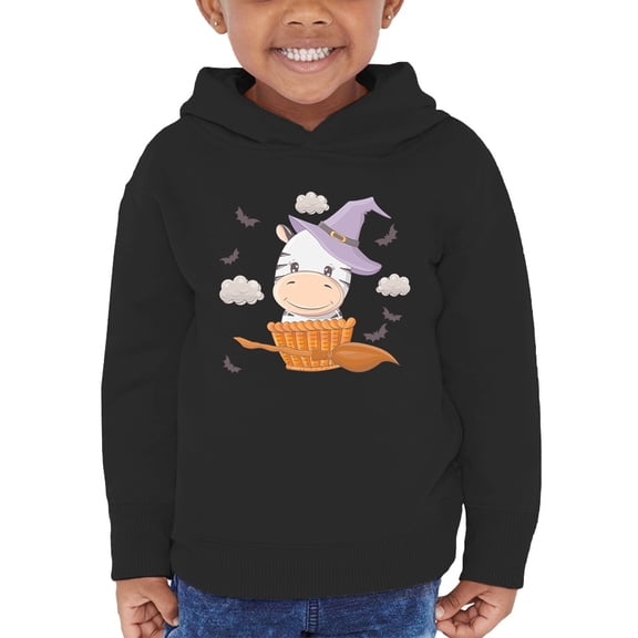 Cute Baby Zebra W Broom Hoodie Toddler -Image by Shutterstock,  5 Toddler