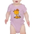 thumbnail image 1 of Cute Baby Zebra W Candies. Bodysuit Infant -Image by Shutterstock,  12 Months, 1 of 4