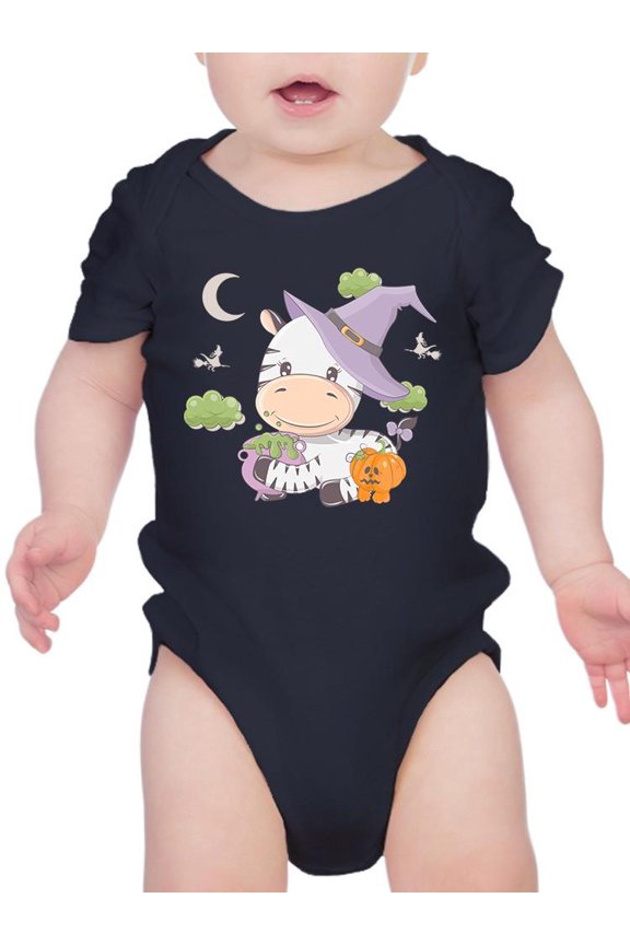 Cute Baby Zebra W Cauldron. Bodysuit Infant -Image by Shutterstock, Newborn
