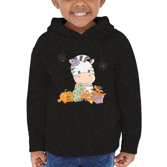 Cute Baby Zebra W Gummy Eyes Hoodie Toddler - Toddler Hoodie
