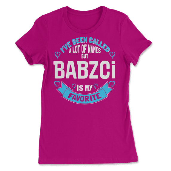 Cute Babzci T-Shirt for Grandmother - Gift for Babzci!