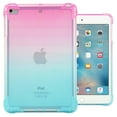thumbnail image 1 of Cute Back Cover Case for iPad 9.7 Tablet (iPad 6th/5th Generation 2018 2017 /iPad Air 2 2014 /iPad Air 1st 2013, 9.7 Inch) - Slim Fit Light Weight Durable Silicone Back Cover Case (Pink Green), 1 of 7