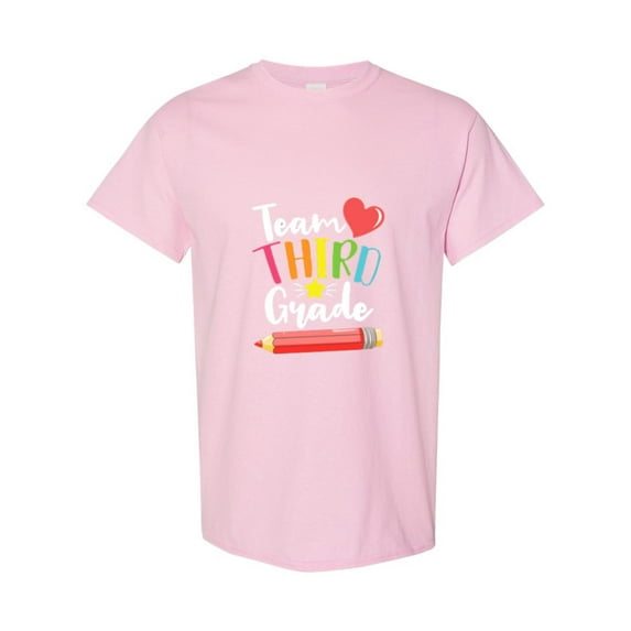 Cute Back To School Gift For The Team Third Grade Teacher Unisex T-Shirt, for men & women, up to size 5XL