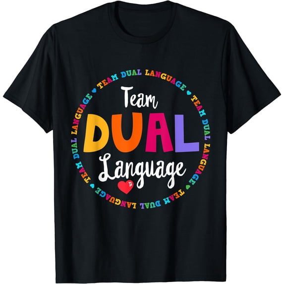Cute Back to School Squad Team Dual Language Teachers T-Shirt - Walmart.com