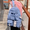 thumbnail image 1 of Cute Backpack Korean Version College Style Backpack Large Capacity Nylon Material For Elementary Middle School Students School Bag, 1 of 6