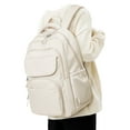 thumbnail image 1 of Cute Backpack for Women Men, Waterproof High School Bag Basic Backpack for College Students, Travel Laptop Backpack Lightweight Casual Daypack, Middle School Bookbag, Beige, 1 of 8