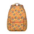 thumbnail image 1 of Cute Badger Embroidered Backpack - Waterproof School Bag for College Students, Lightweight Bookbag with Padded Straps, Fashionable Gift Idea, 1 of 6