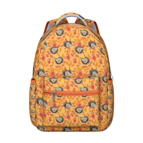 Cute Badger Embroidered Backpack - Waterproof School Bag for College Students, Lightweight Bookbag with Padded Straps, Fashionable Gift Idea