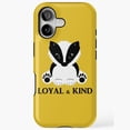 thumbnail image 1 of Cute Badger Retro Animal Style Compatible Phone Case for iPhone 11–17 Pro Max, 1 of 2