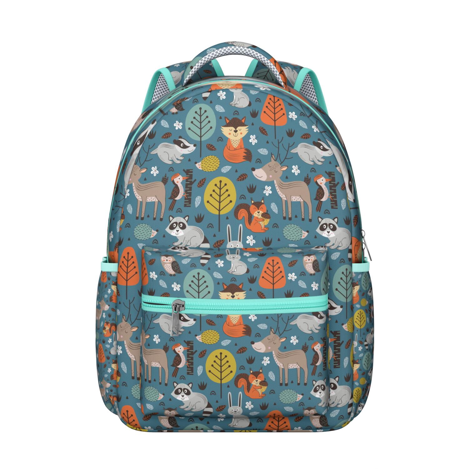 Cute Badger Themed Backpack - Waterproof & Lightweight School Bag for College, Stylish Laptop Backpack for Teens, Durable Bookbag for Daily Use