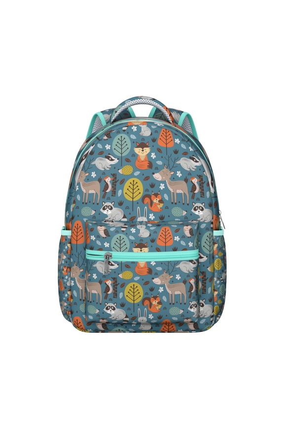 Cute Badger Themed Backpack - Waterproof & Lightweight School Bag for College, Stylish Laptop Backpack for Teens, Durable Bookbag for Daily Use