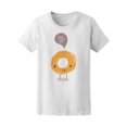 thumbnail image 1 of Cute Bagel Have A Nice Day Donut T-Shirt Women -Image by Shutterstock, Female Medium, 1 of 2