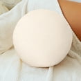 Cute Ball Throw Pillows, 20" Ivory Ball Pillow, Round Throw Pillow