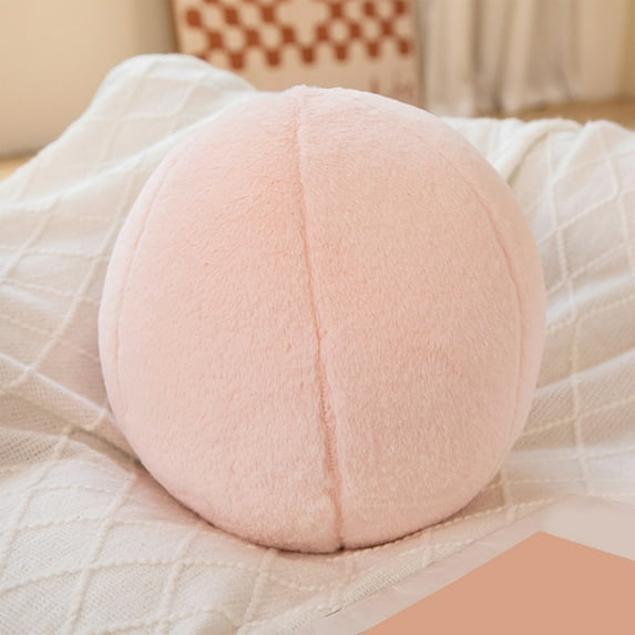 Cute Ball Throw Pillows, Mini Ivory Ball Pillow, Round Throw Pillow, Girls Room Decor Decorative Throw Pillow - Ball Shaped Pillow Plush Cushion for Couch, Sofa, Bedroom
