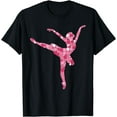 thumbnail image 1 of Cute Ballerina Silhouette Colorful Polka Dots Happy Dot Day T-Shirt, 1 of 2