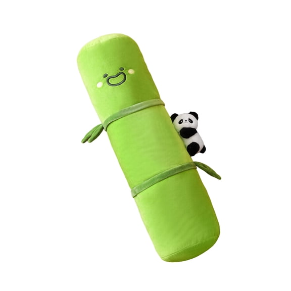 Cute Bamboo Panda Plush Pillow, 21.6" Long Soft Stuffed Panda Toy with Bamboo Design, Huggable Plush Cushion for Bed, Sofa & Couch Decor, Cozy Decorative Body Pillow Gift