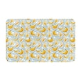 thumbnail image 1 of Cute Banana Blue Front Door Mat, Indoor Mats for Bedroom Bathroom Kitchen, Floor Mat Non-Slip, Soft Carpet Floor Cover Machine Washable Entryway Mat - 20x31.5in, 1 of 5