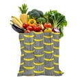 thumbnail image 1 of Cute Banana Canvas Tote Bag – Reusable Grocery Bag with Tropical Yellow Fruit Print, Kawaii Banana Illustration, Eco-Friendly Cotton Shopper for Everyday Use, 1 of 7