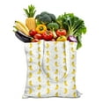 thumbnail image 1 of Cute Banana Canvas Tote Bag – Reusable Grocery Bag with Tropical Yellow Fruit Print, Kawaii Banana Illustration, Eco-Friendly Cotton Shopper for Everyday Use, 1 of 7