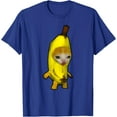 Cute Banana Cat Happy Bananacat Meme Softstyle Unisex TShirt,Royal