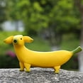 thumbnail image 1 of Cute Banana Dog Garden Statues Figurines Ornaments, Resin Gnomes Funny for Home, 1 of 7