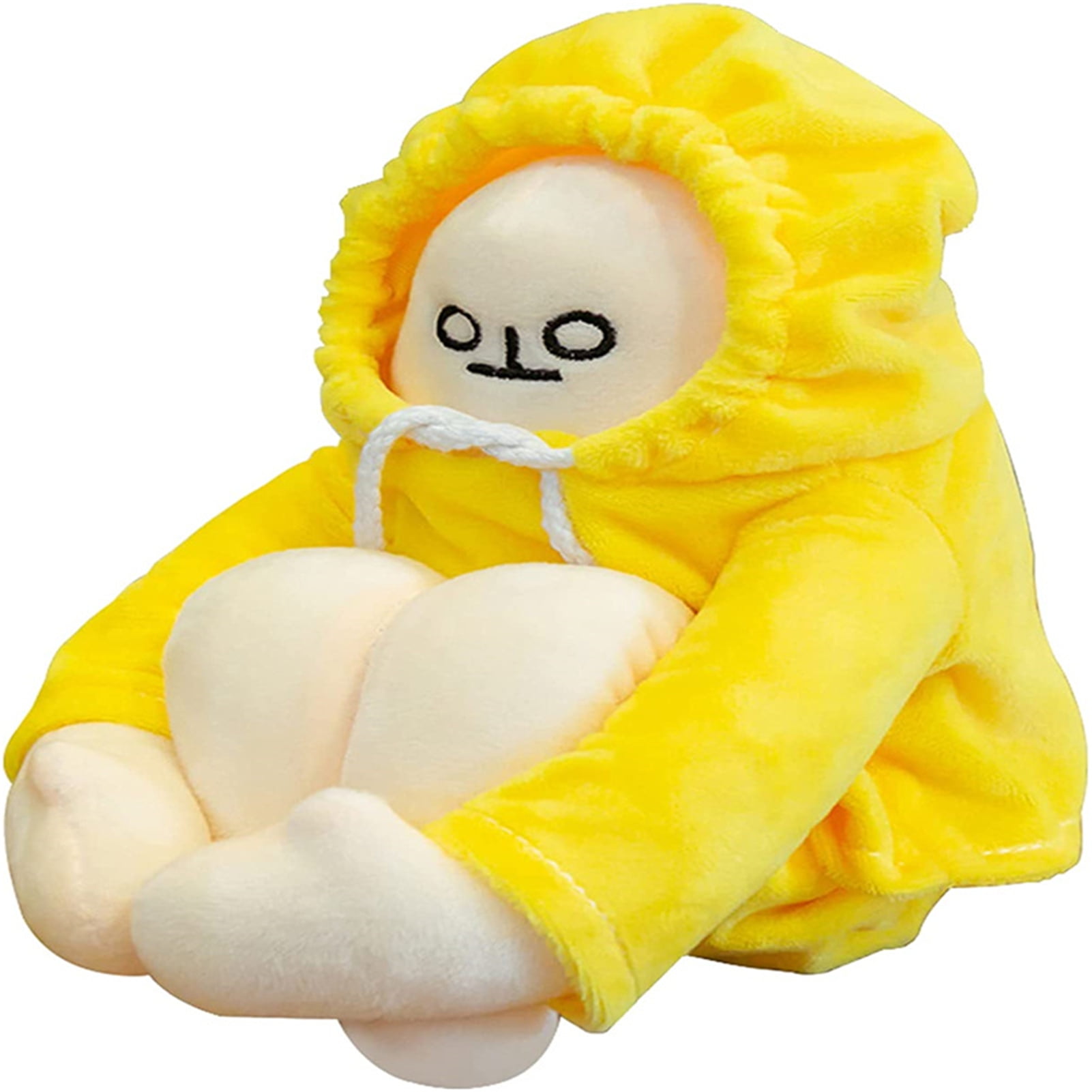 Cute Banana Man Doll Bendable Plush Banana Man Toy Creative Stuffed Toy  Adorable Birthday Party Gift for Kids 