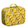 thumbnail image 1 of Cute Banana Pattern Insulated Lunch Tote - Durable Oxford Cloth Reusable Lunch Container with Spill-Resistant Interior & Portable Handle, 1 of 6