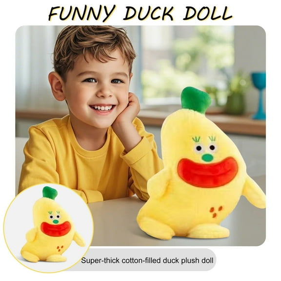 Cute Banana Plush Toy, Soft Fruit Stuffed Animal Pillow for Boys and Girlss and Home Decoration, Creative Yellow Fruit Gift Style #F111 A