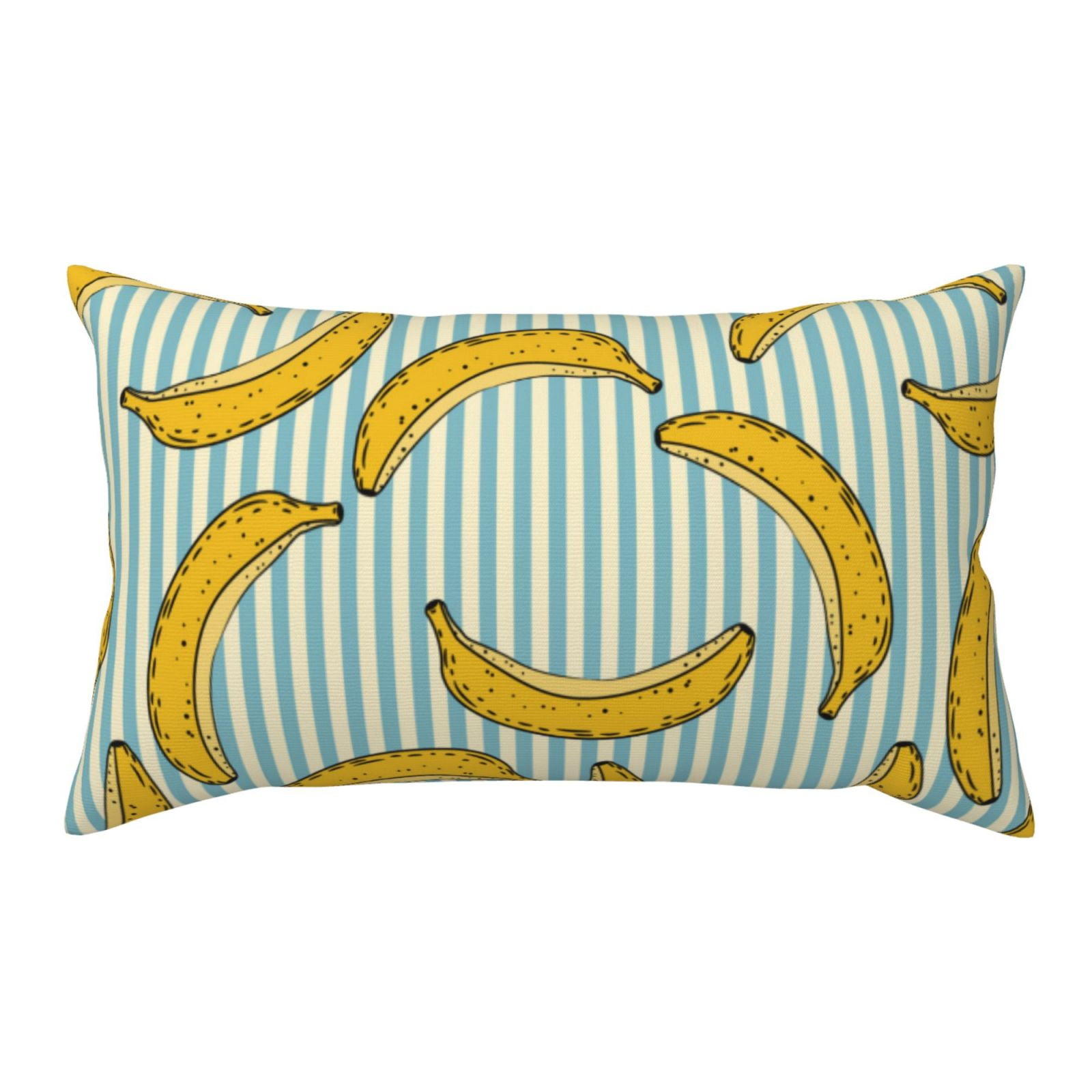 Cute Banana Texture King Pillow Cases, Soft King Size Pillow Cases