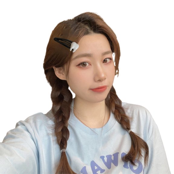 Cute Barrettes Clip Sweet Mini Harajuku Lady Hairpin Y2K Girls Tooth Hair Clip