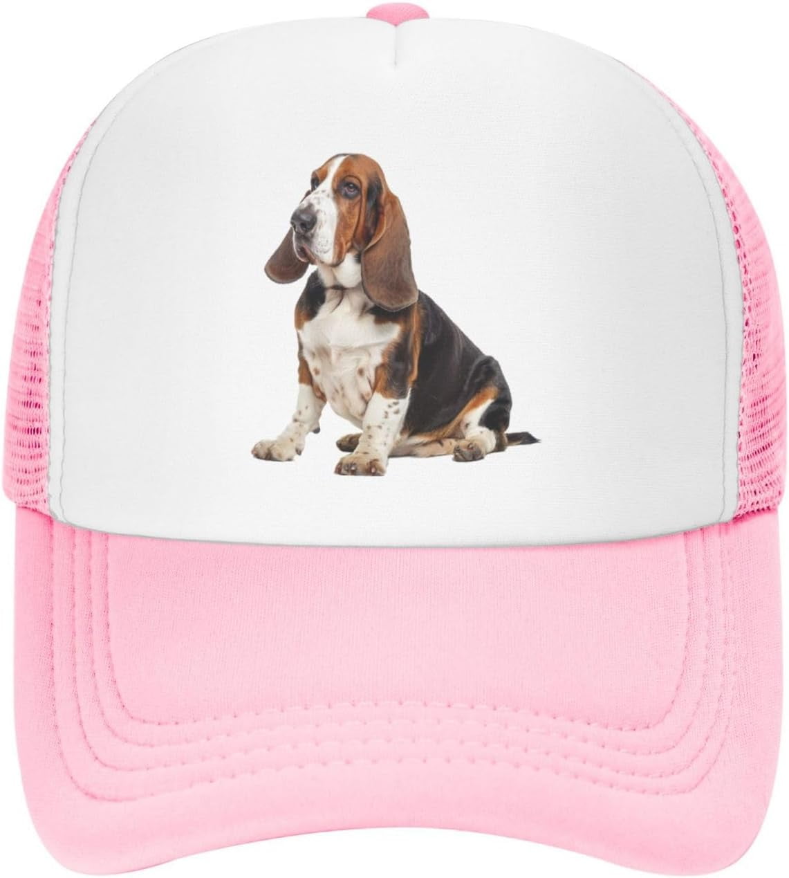 Cute Basset Hound Dog Mesh Baseball Cap Animal Adjustable Trucker Hat Snapback Hip Hop Hats for Men Women Walmart