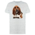thumbnail image 1 of Cute Basset Hound Lying Down Tee Men's -Image by Shutterstock, 1 of 1