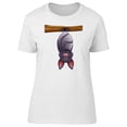 thumbnail image 1 of Cute Bat Sleeping Cartoon T-Shirt Women -Image by Shutterstock, Female Small, 1 of 2