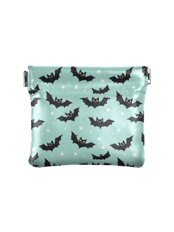 Cute Bat Wallet Small PU Leather Change Pouch Wallet for Women