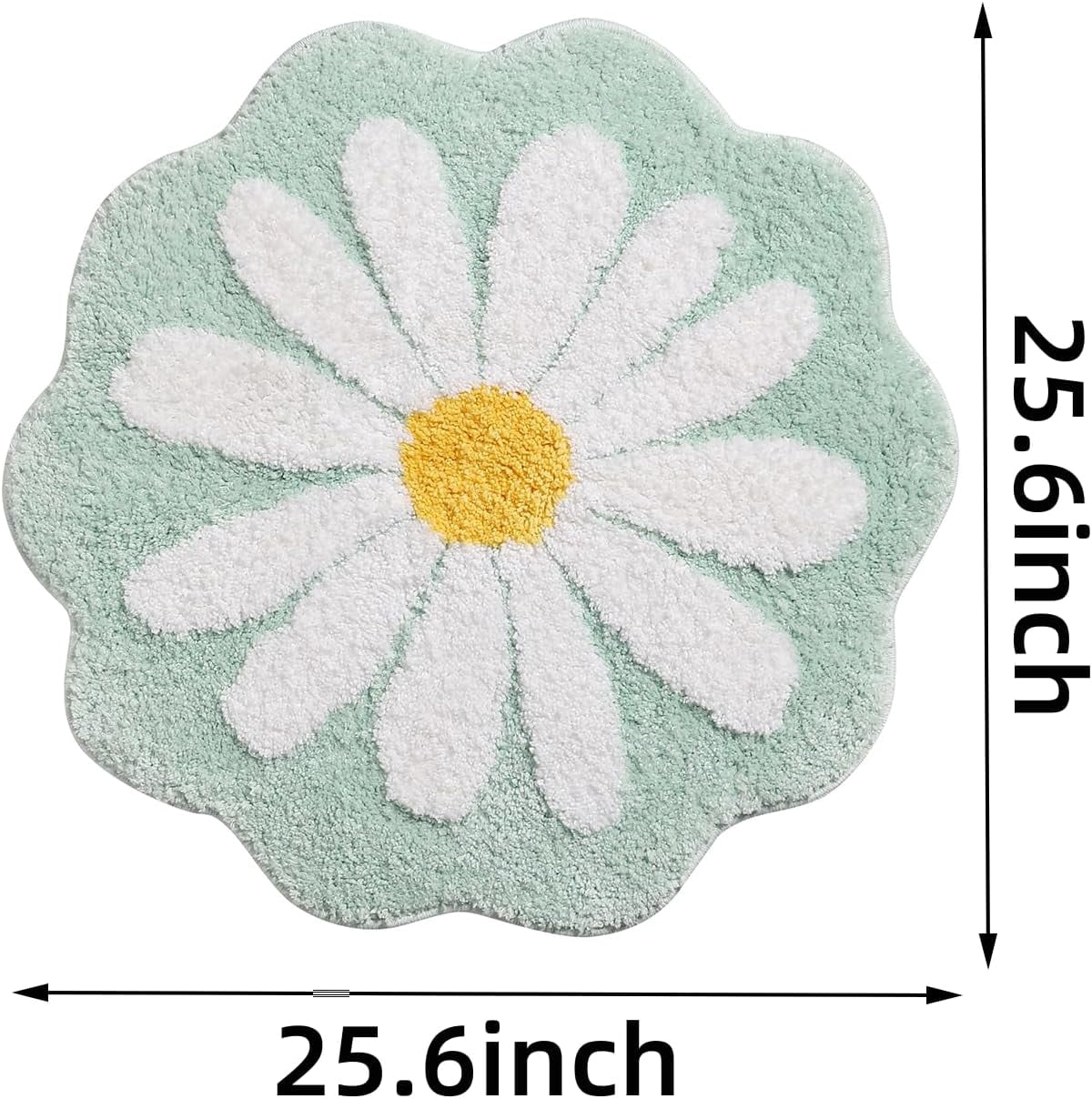 Cute Bath Mat,Pink Flower Rug,Water Absorption Non Slip Mat,Soft Machine Wash Rug M[1] - Walmart.com
